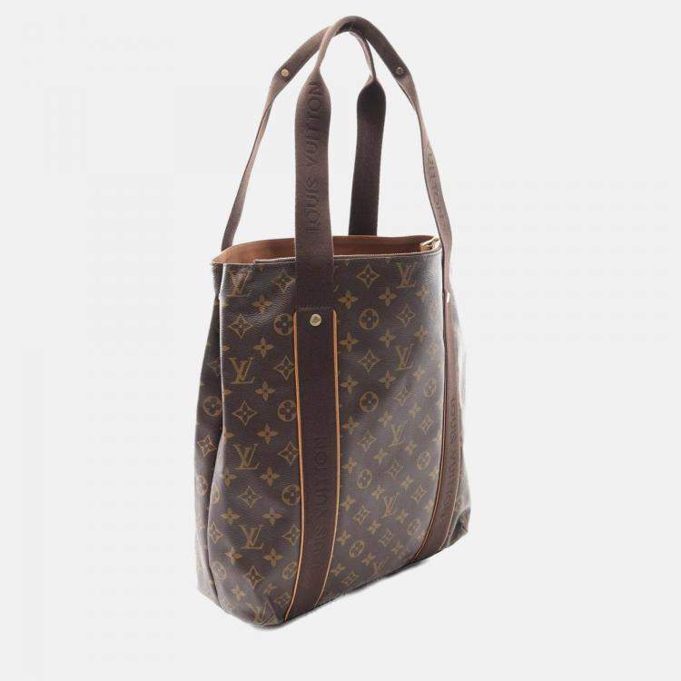 Pre Owned Louis Vuitton Cabas Beaubourg Shoulder Tote Hand Bag Monogram