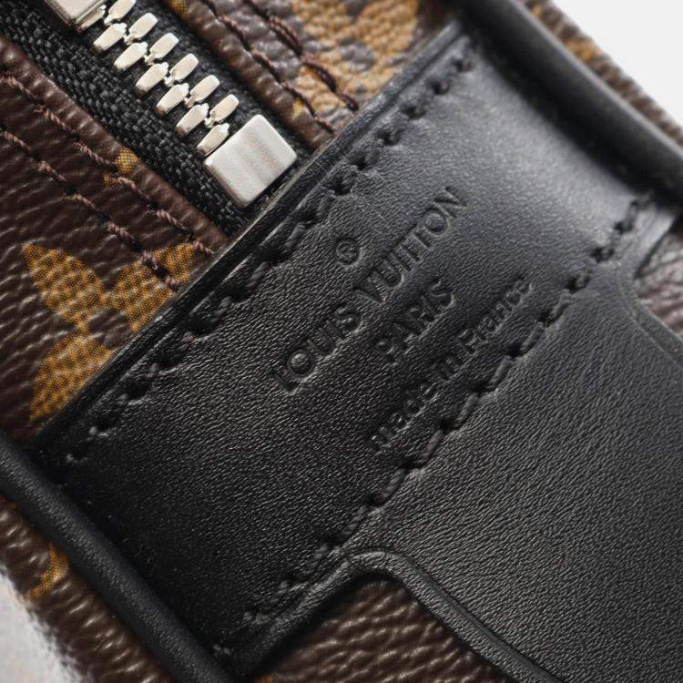 Pre Owned Louis Vuitton Porte-Documants Voyage Business Bag Monogram Macassar