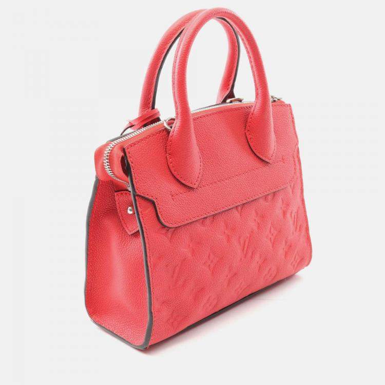 Pre Owned Louis Vuitton Pont Neuf Monogram Empreinte Top Handle Bag