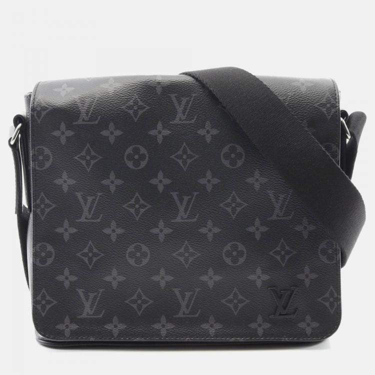 Pre Owned Louis Vuitton District PM NM Monogram Eclipse Crossbody Bag