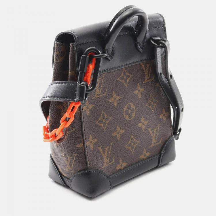 مملوكة مسبقًا Louis Vuitton Steamer XS LV Friend Brown/Black Monogram Shoulder Bag