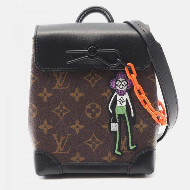 مملوكة مسبقًا Louis Vuitton Steamer XS LV Friend Brown/Black Monogram Shoulder Bag