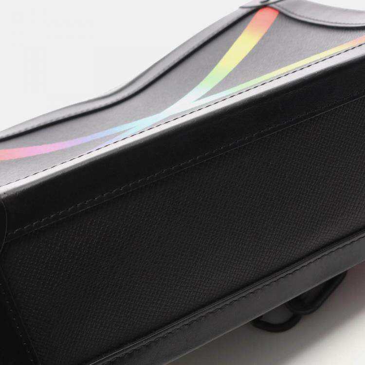 Pre Owned Louis Vuitton Soft Trunk  Rainbow Taiga Leather Bag