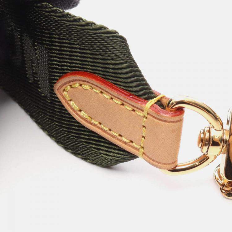 Pre Owned Louis Vuitton Multi Pochette Accessoires Shoulder Bag Monogram Khaki