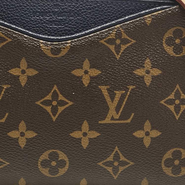 Pre Owned Louis Vuitton Marine Monogram Canvas Pallas Chain Clutch