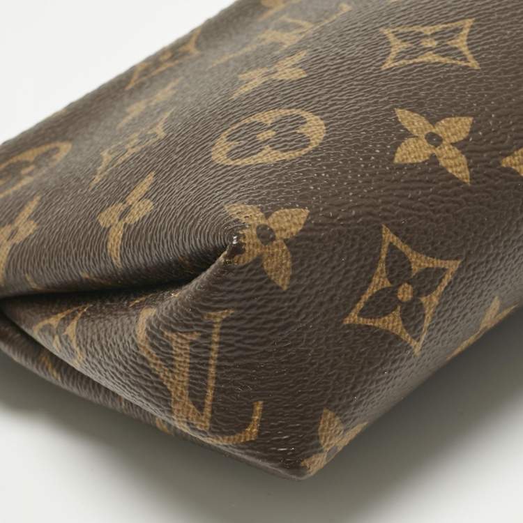 Pre Owned Louis Vuitton Marine Monogram Canvas Pallas Chain Clutch