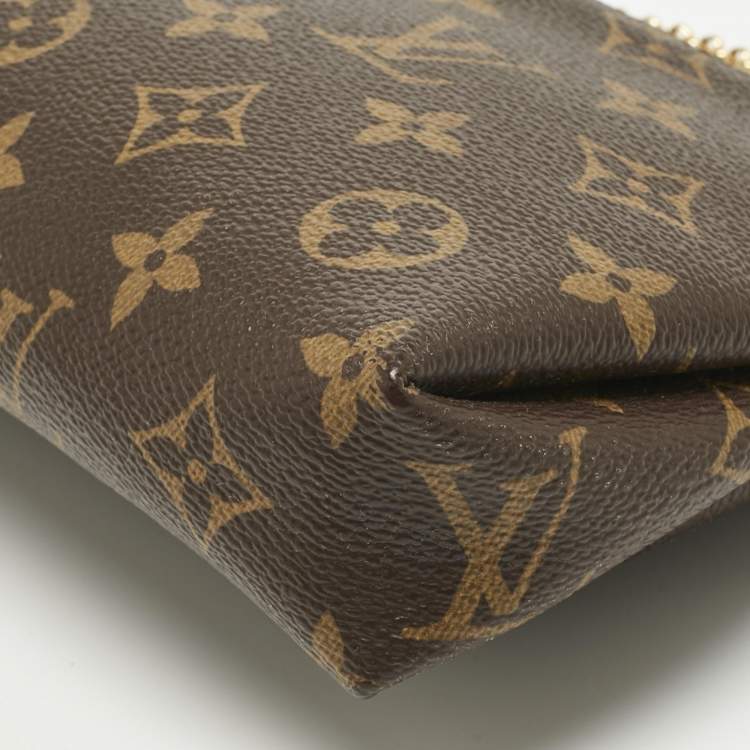 Pre Owned Louis Vuitton Marine Monogram Canvas Pallas Chain Clutch