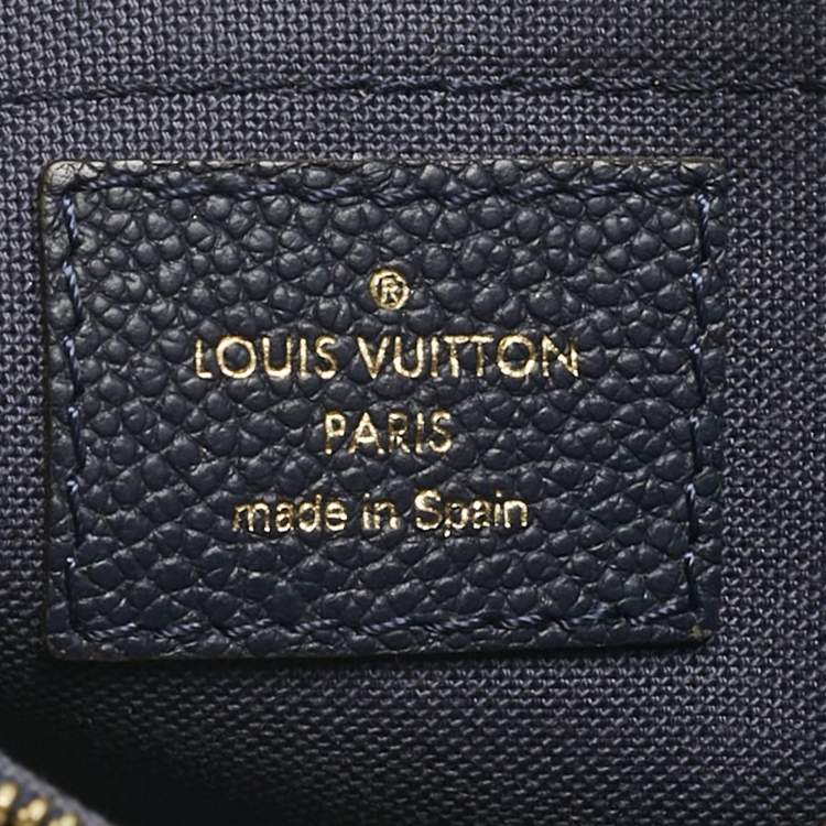 Pre Owned Louis Vuitton Marine Monogram Canvas Pallas Chain Clutch