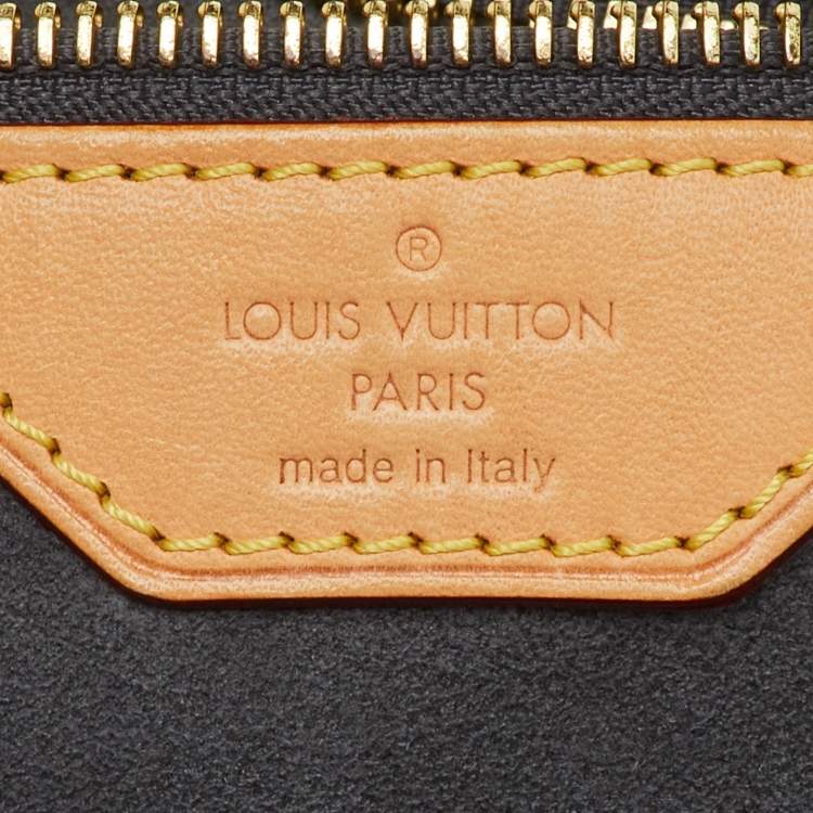 Pre Owned Louis Vuitton Monogram Blue Denim Daily GM Bag