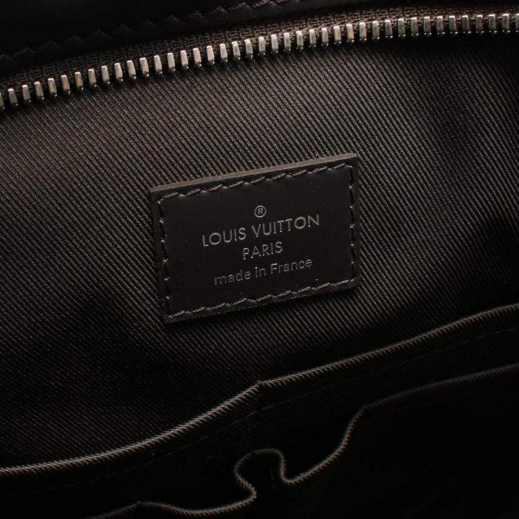 Pre Owned Louis Vuitton Brown Damier Ebene Jake Tote