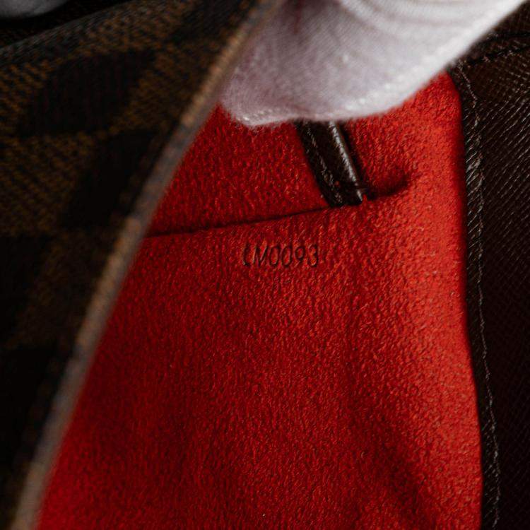 Pre Owned Louis Vuitton Brown Damier Ebene Musette Salsa Long Strap