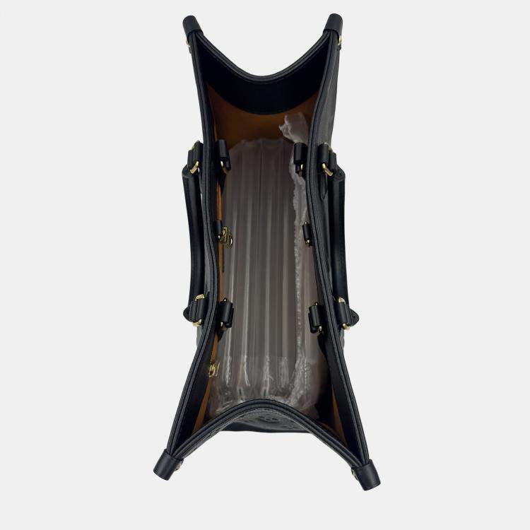 Pre Owned Louis Vuitton Black Monogram Empriente Leather Giant Onthego MM Bag