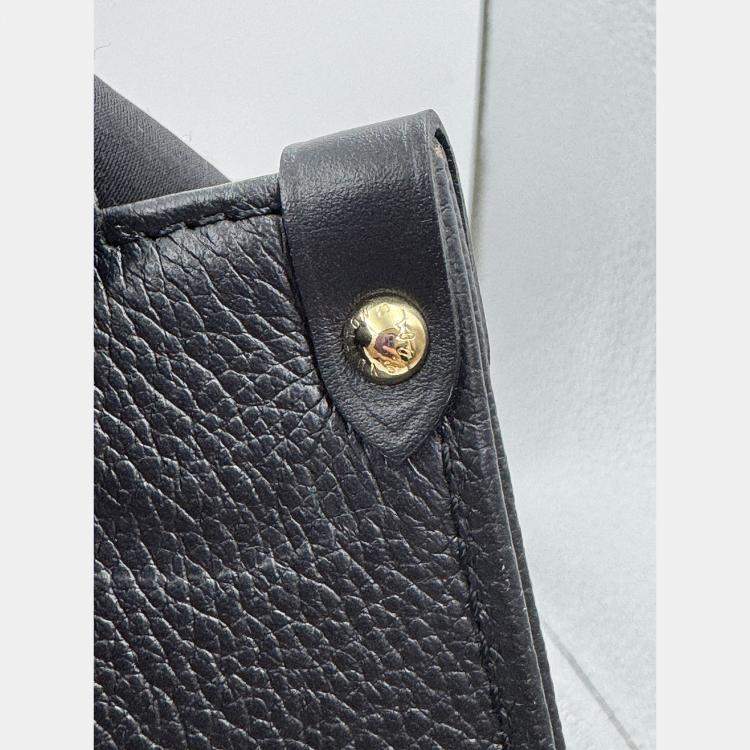 Pre Owned Louis Vuitton Black Monogram Empriente Leather Giant Onthego MM Bag