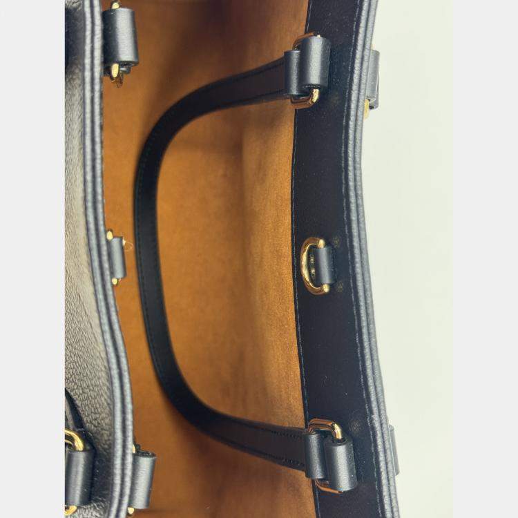 Pre Owned Louis Vuitton Black Monogram Empriente Leather Giant Onthego MM Bag