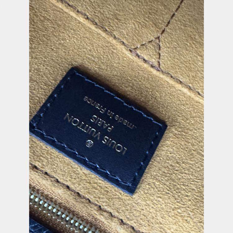 Pre Owned Louis Vuitton Black Monogram Empriente Leather Giant Onthego MM Bag