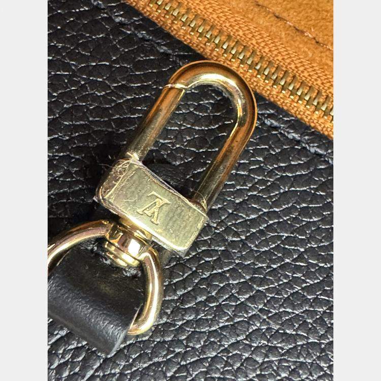 Pre Owned Louis Vuitton Black Monogram Empriente Leather Giant Onthego MM Bag