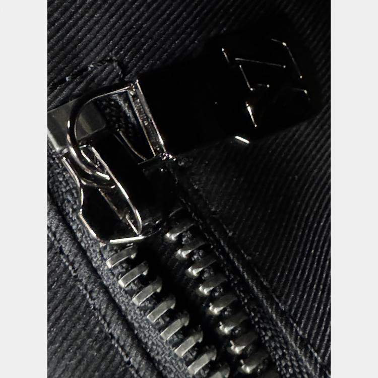 Pre Owned Louis Vuitton Messenger Voyage Black Monogram Eclipse Canvas Crossbody Bag