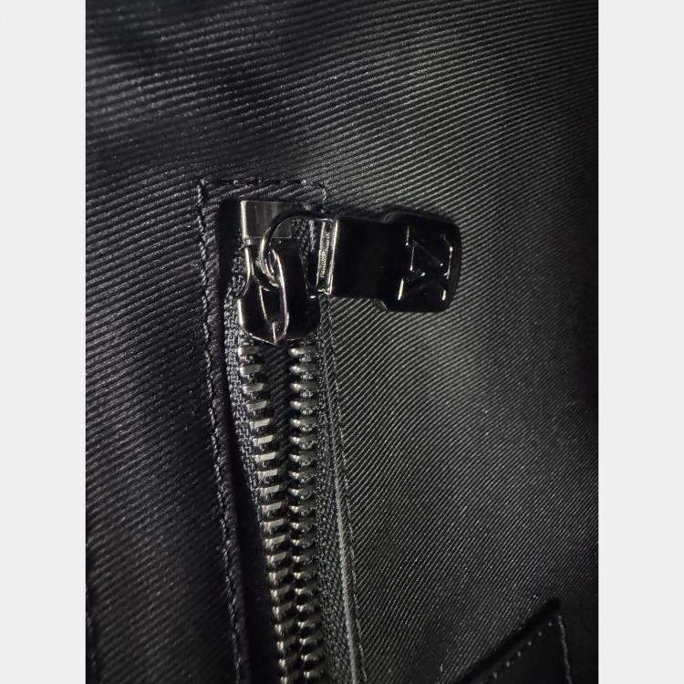 Pre Owned Louis Vuitton Messenger Voyage Black Monogram Eclipse Canvas Crossbody Bag