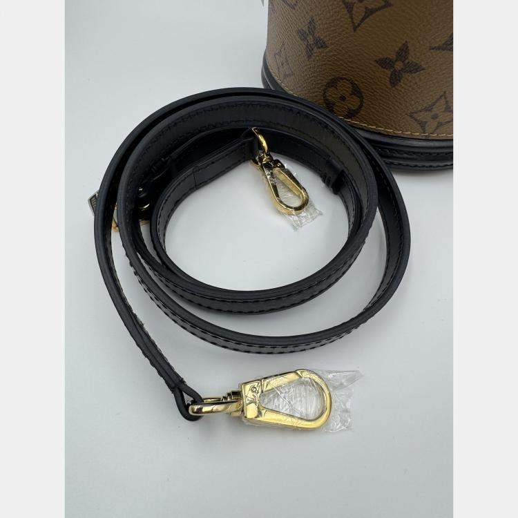 Pre Owned Louis Vuitton Cannes Brown Monogram Reverse Canvas Shoulder Bag