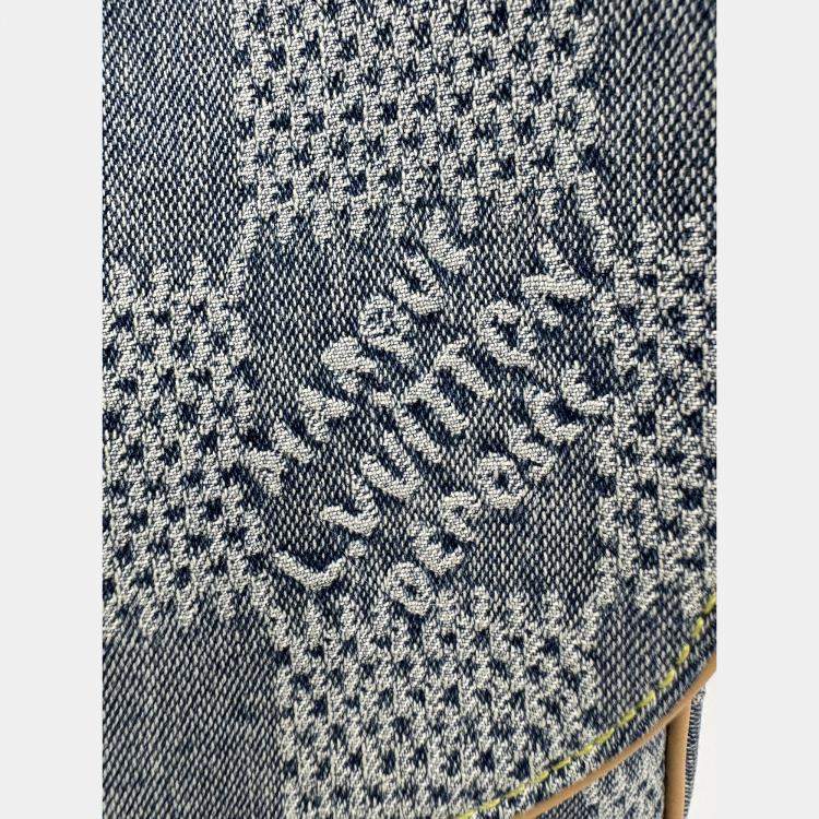Pre Owned Louis Vuitton Blue Damier Denim Canvas 3D