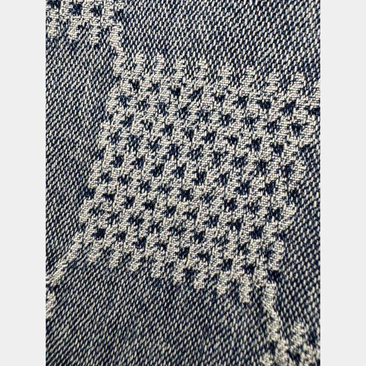 Pre Owned Louis Vuitton Blue Damier Denim Canvas 3D
