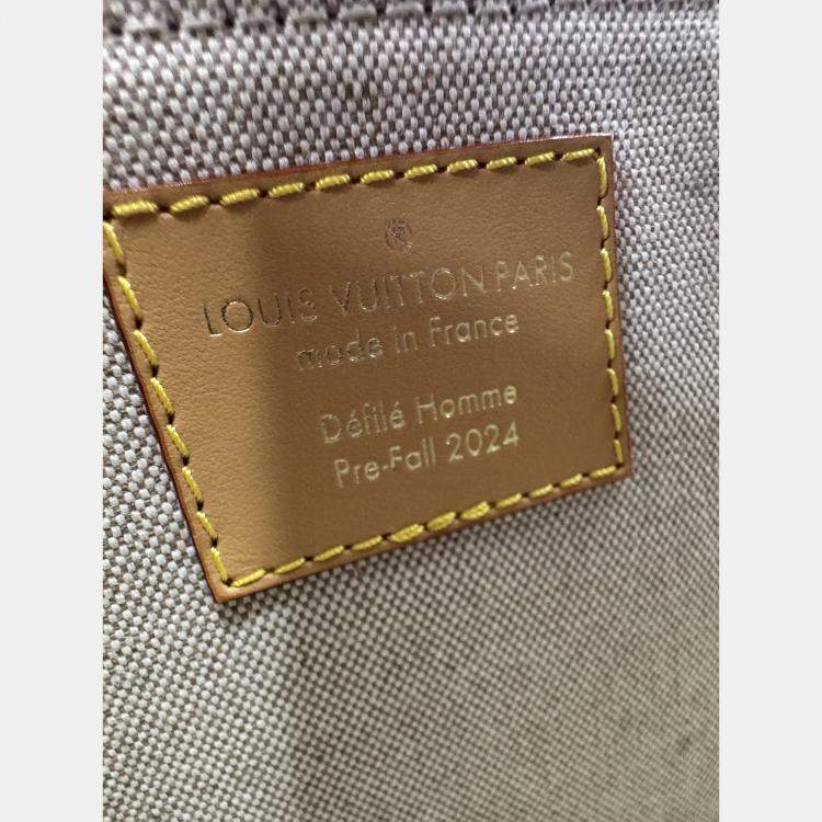 Pre Owned Louis Vuitton Blue Damier Denim Canvas 3D