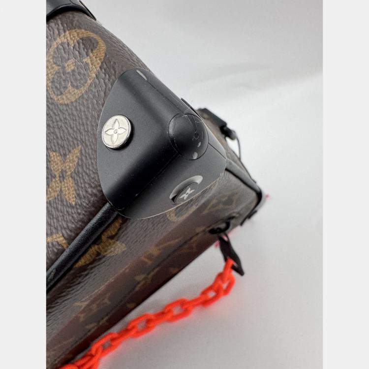 Pre Owned Louis Vuitton Mini Soft Trunk Shoulder Bag Monogram Solar Ray Black