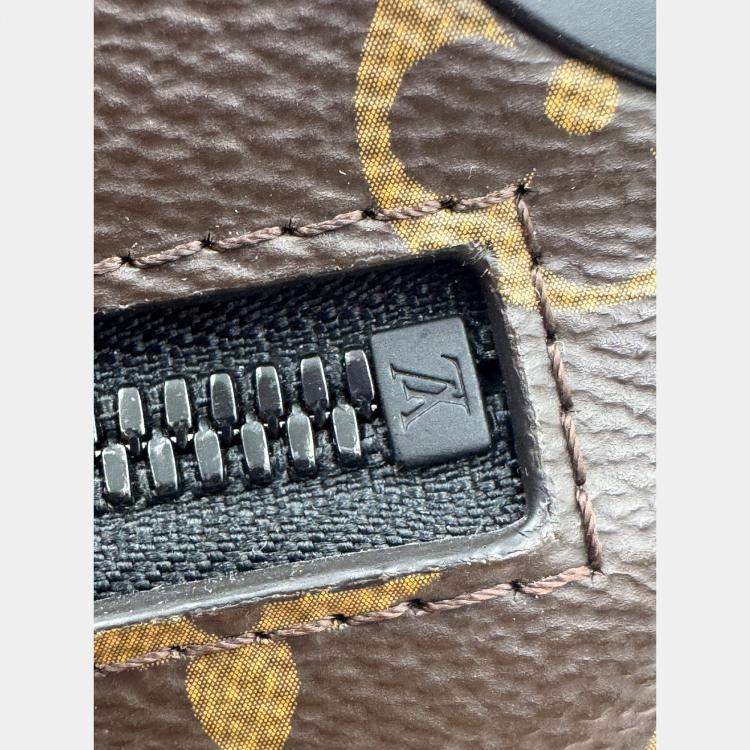 Pre Owned Louis Vuitton Mini Soft Trunk Shoulder Bag Monogram Solar Ray Black