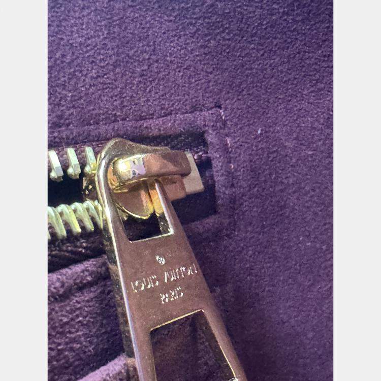 Pre Owned Louis Vuitton Carryall Bordeaux Monogram Size PM