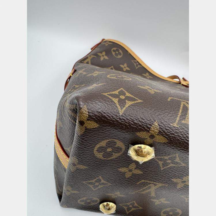 Pre Owned Louis Vuitton Carryall Bordeaux Monogram Size PM