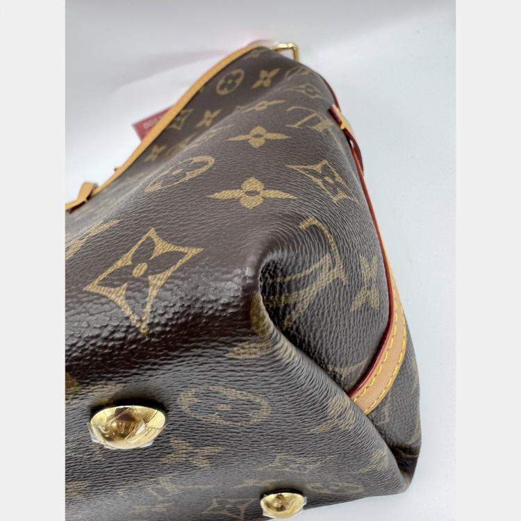 Pre Owned Louis Vuitton Carryall Bordeaux Monogram Size PM