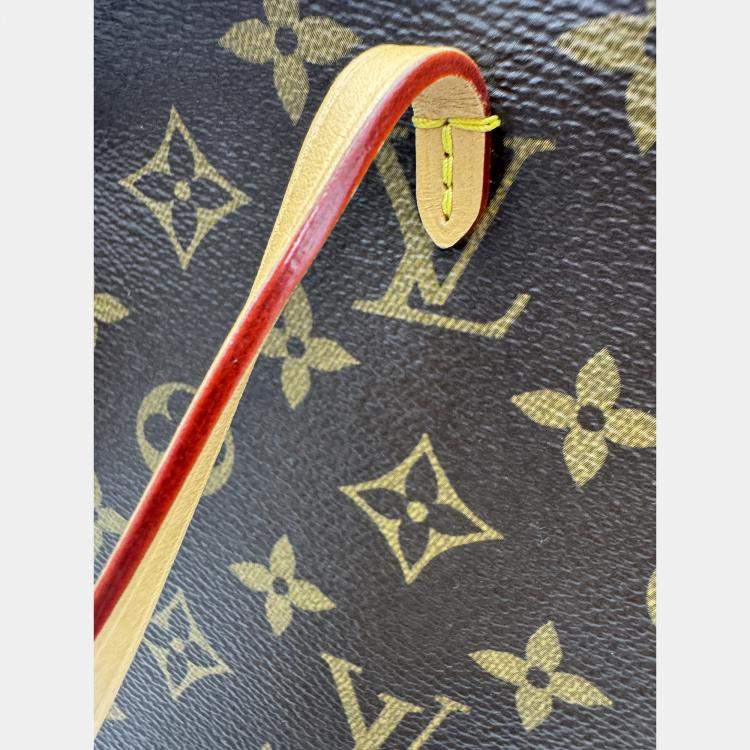 Pre Owned Louis Vuitton Carryall Bordeaux Monogram Size PM