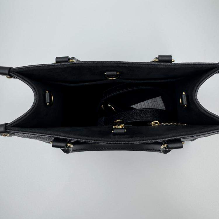 مملوكة مسبقًا Louis Vuitton OnTheGo PM Noir Monogram Empreinte Leather Tote Bag