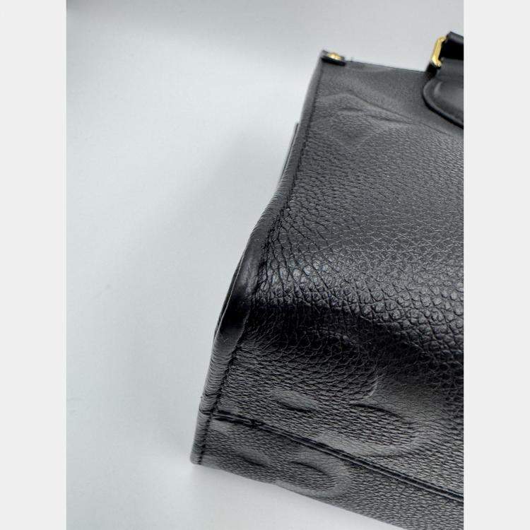 مملوكة مسبقًا Louis Vuitton OnTheGo PM Noir Monogram Empreinte Leather Tote Bag
