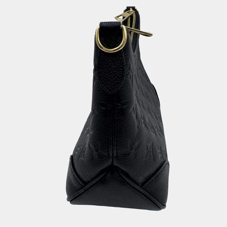 Pre Owned Louis Vuitton Boulogne NM Handbag Coated Monogram Black