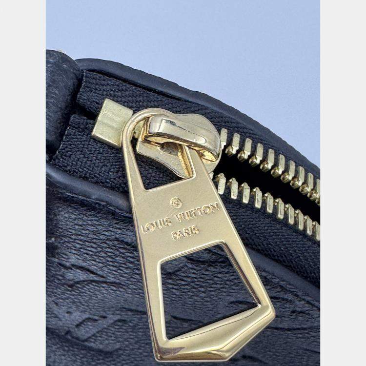 Pre Owned Louis Vuitton Boulogne NM Handbag Coated Monogram Black