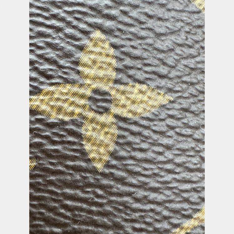 Pre Owned Louis Vuitton Loop Hobo Monogram Reverse Brown Coated Canvas Leather Shoulder Bag