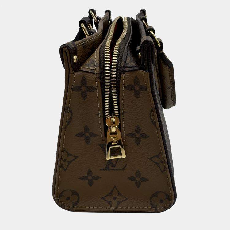 Pre Owned Louis Vuitton Monogram Reverse Giant Canvas Onthego East West Bag