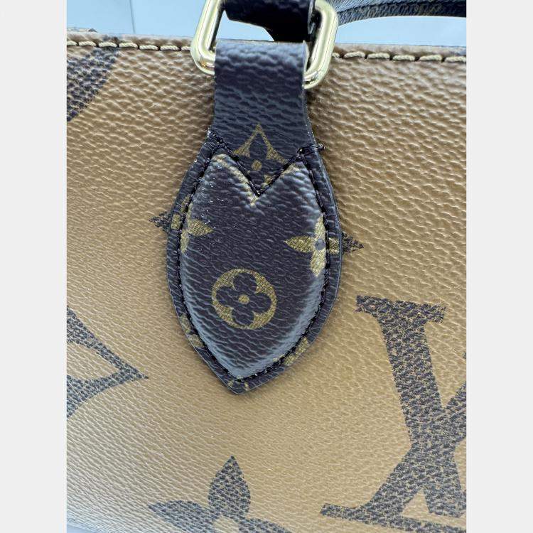 Pre Owned Louis Vuitton Monogram Reverse Giant Canvas Onthego East West Bag