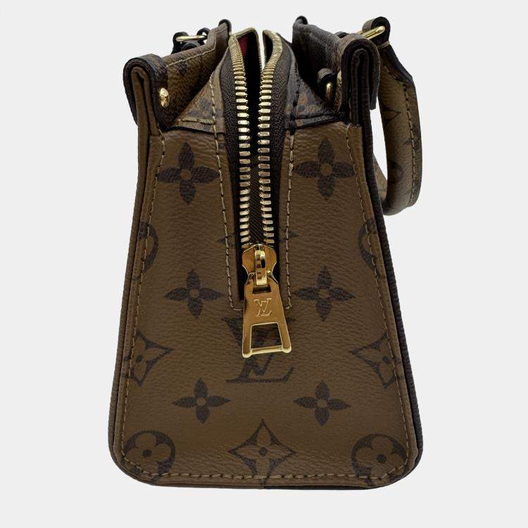 Pre Owned Louis Vuitton Monogram Reverse Giant Canvas Onthego East West Bag