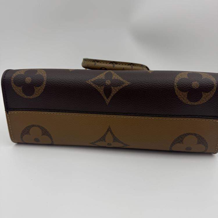 Pre Owned Louis Vuitton Monogram Reverse Giant Canvas Onthego East West Bag