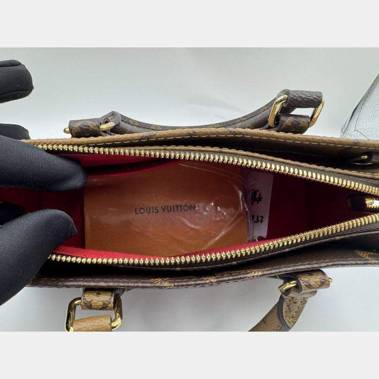 Pre Owned Louis Vuitton Monogram Reverse Giant Canvas Onthego East West Bag