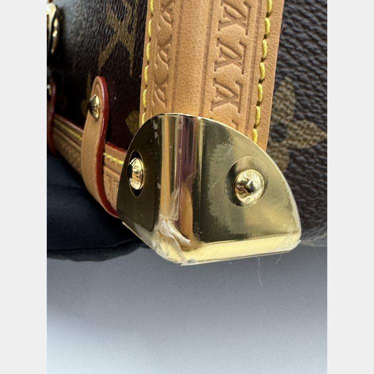 Pre Owned Louis Vuitton Side Trunk Brown Monogram Size MM