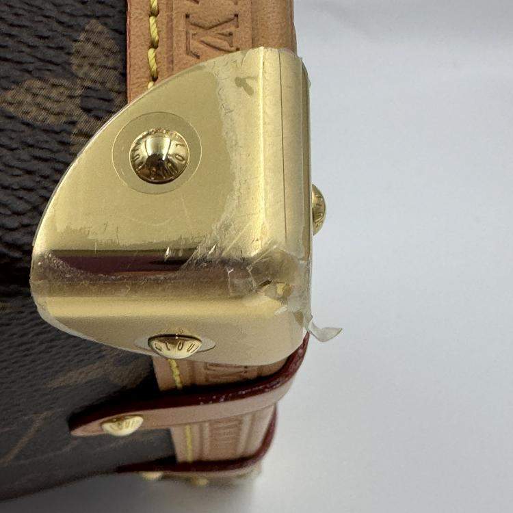 Pre Owned Louis Vuitton Side Trunk Brown Monogram Size MM