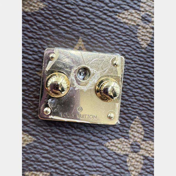 Pre Owned Louis Vuitton Side Trunk Brown Monogram Size MM