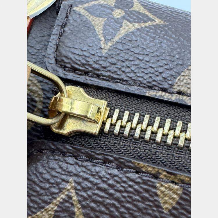 Pre Owned Louis Vuitton Side Trunk Brown Monogram Size MM