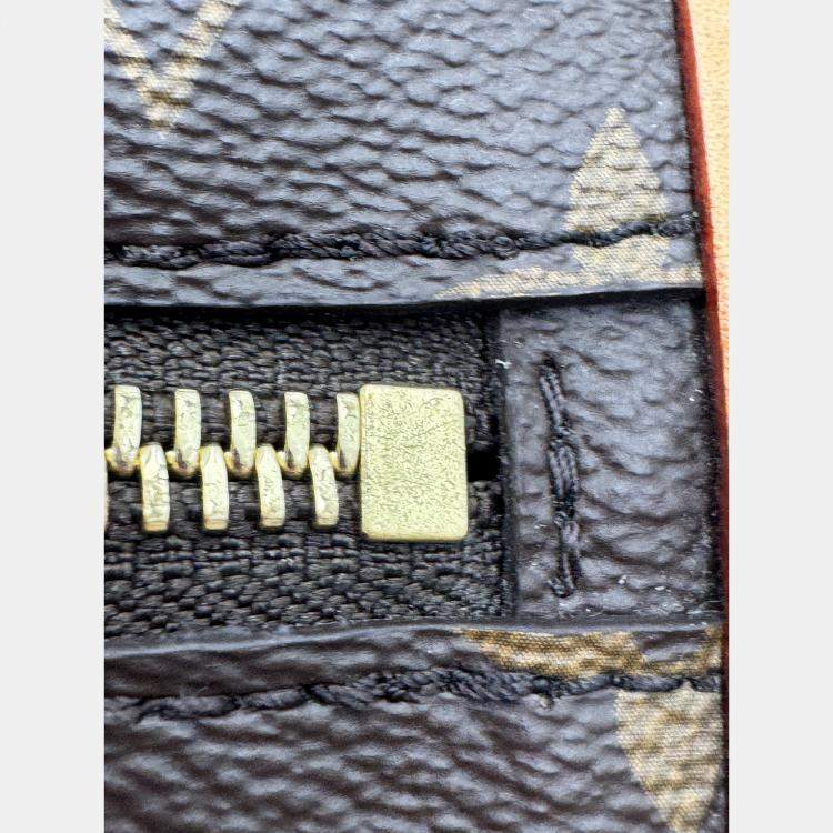 Pre Owned Louis Vuitton Side Trunk Brown Monogram Size MM