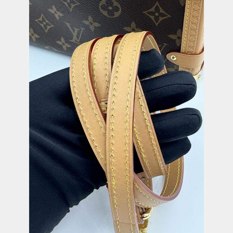 Pre Owned Louis Vuitton Side Trunk Brown Monogram Size MM