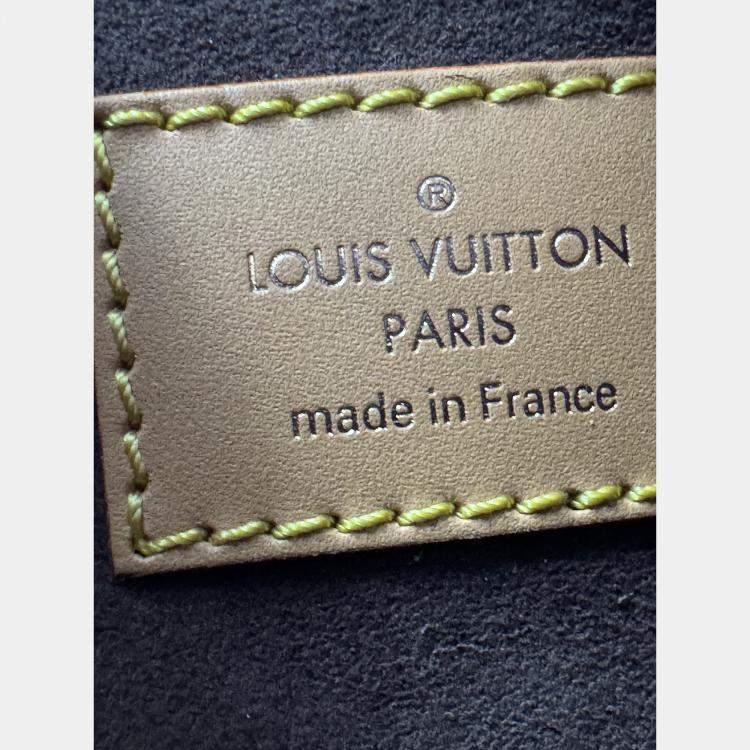 Pre Owned Louis Vuitton Side Trunk Brown Monogram Size MM