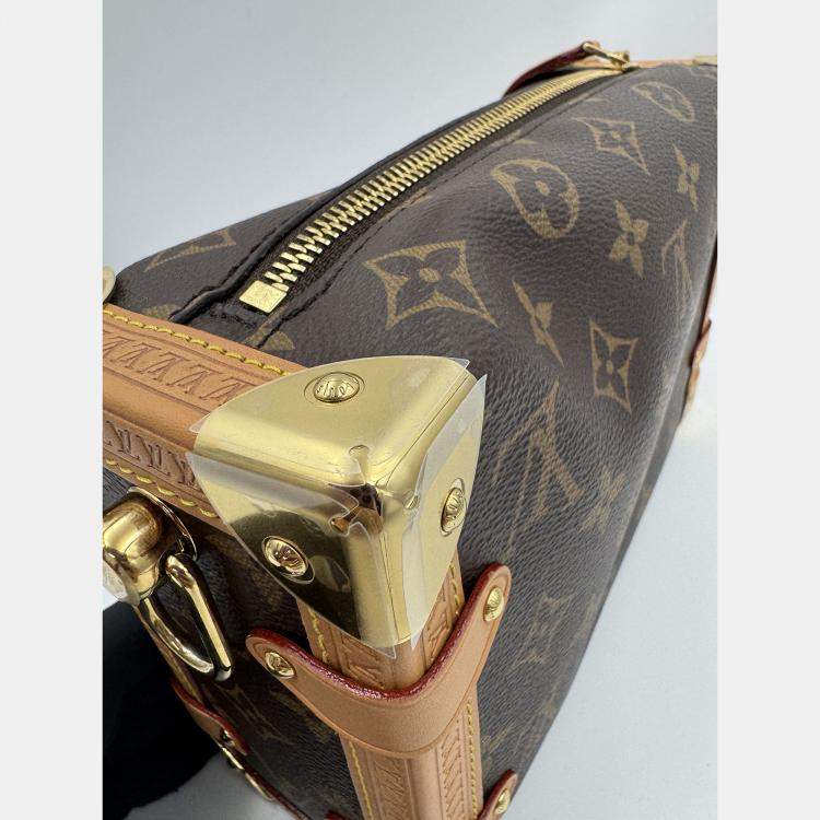 Pre Owned Louis Vuitton Side Trunk Brown Monogram Size MM
